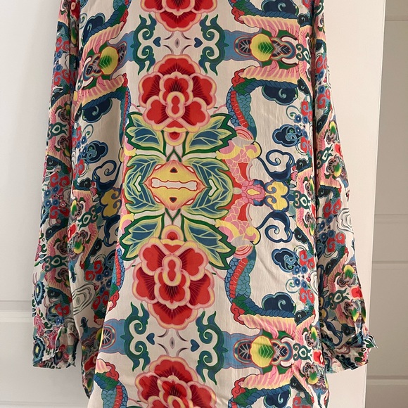 Johnny Was Multicolor Patterned Blouse - Picture 3 of 8